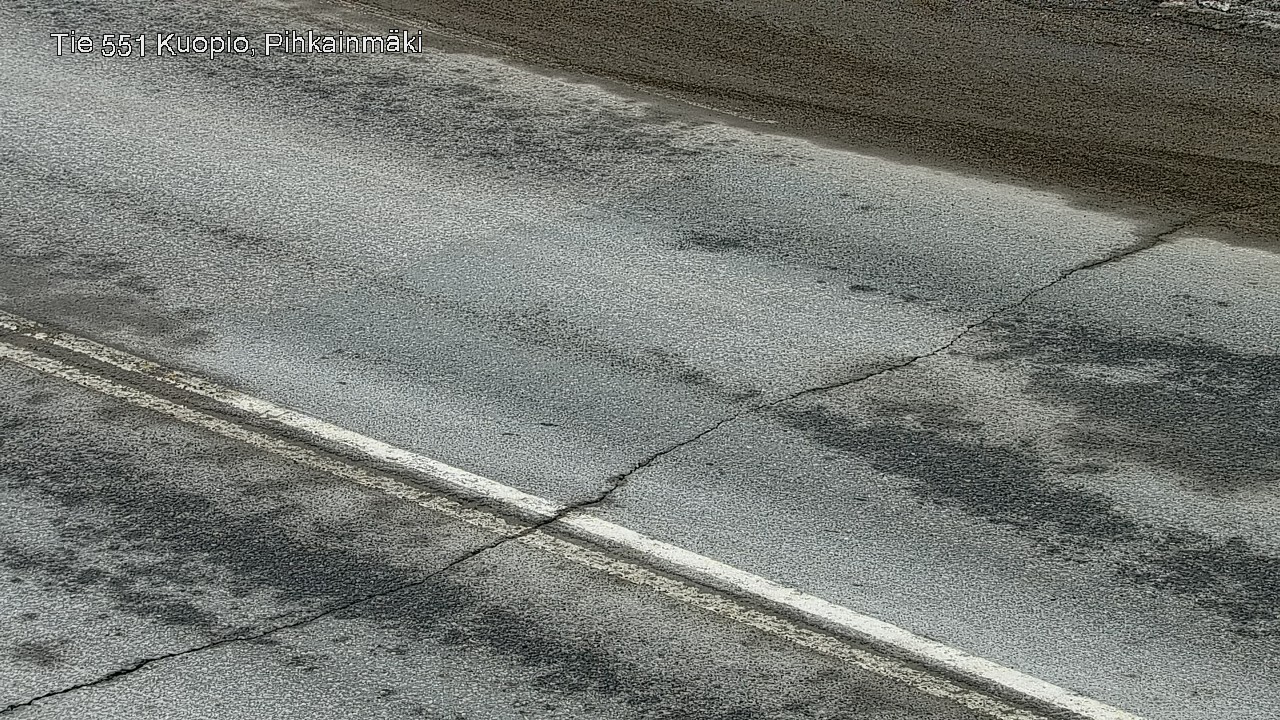 Weather Camera Image Road 551 Kuopio, Pihkainmäki, Kuopio, Pohjois-Savo