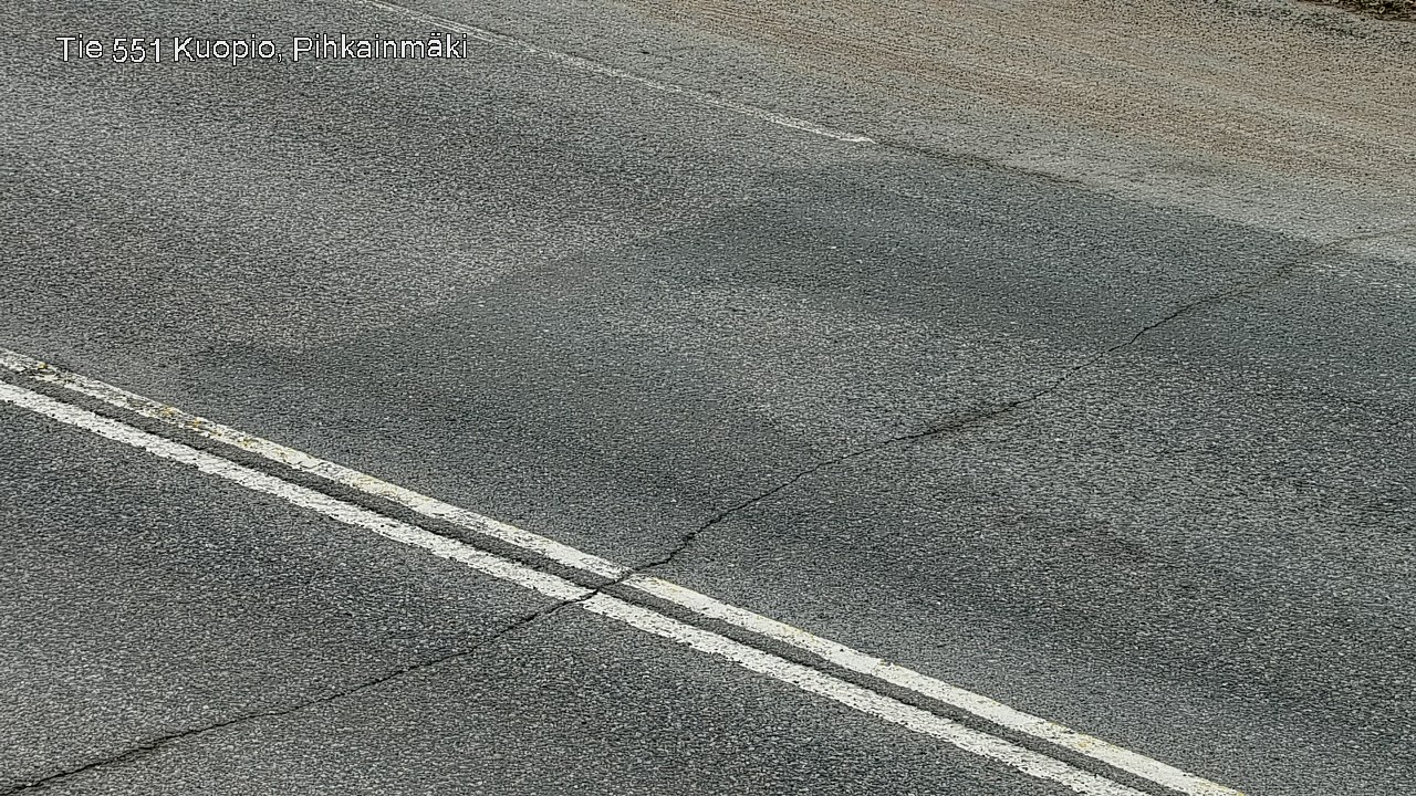 Weather Camera Image Road 551 Kuopio, Pihkainmäki, Kuopio, Pohjois-Savo