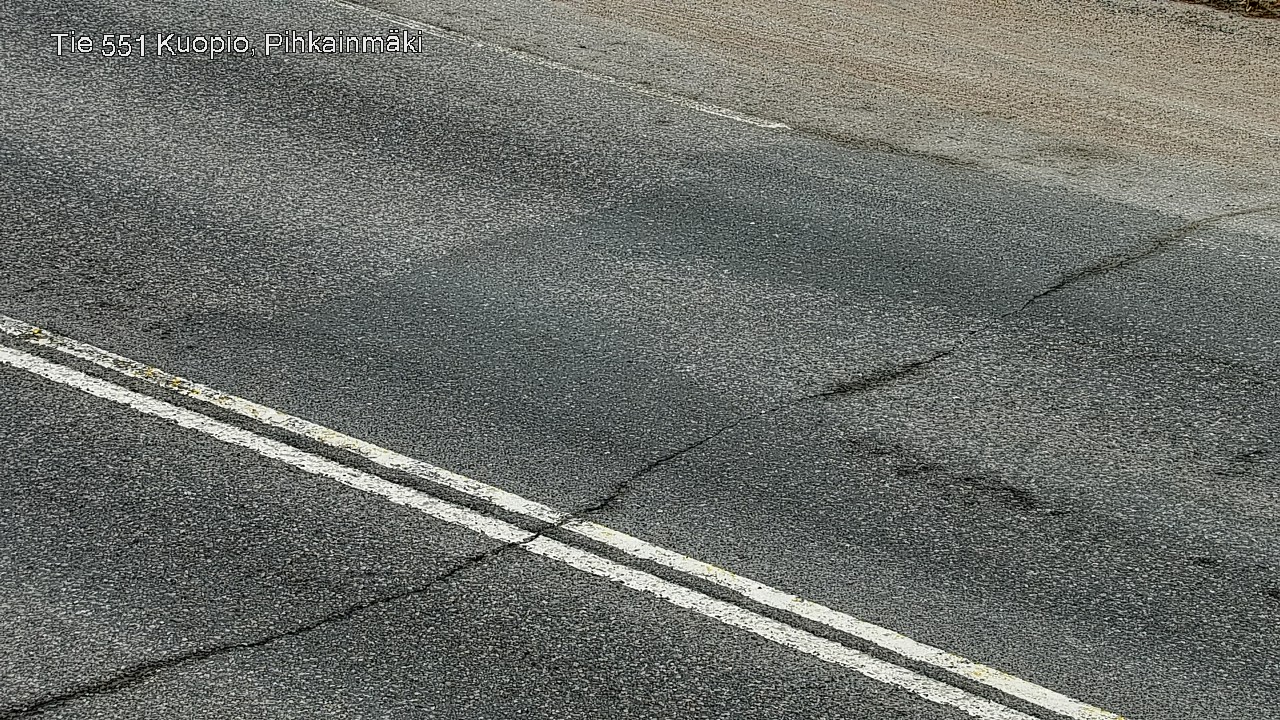 Weather Camera Image Väg 551 Kuopio, Pihkainmäki, Kuopio, Pohjois-Savo