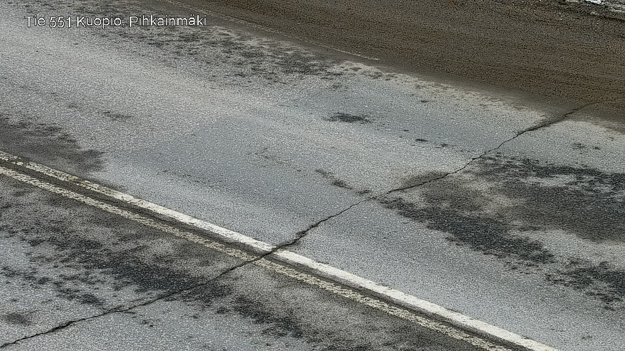 Weather Camera Image Road 551 Kuopio, Pihkainmäki, Kuopio, Pohjois-Savo