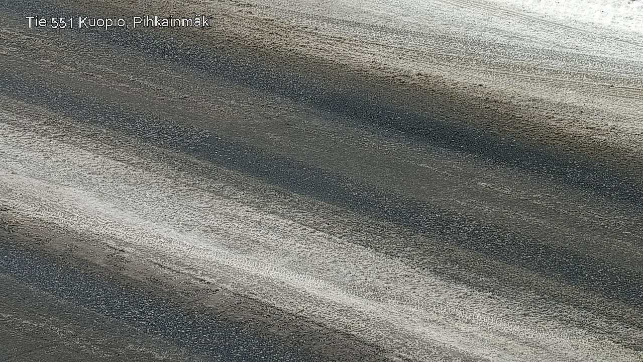 Weather Camera Image Road 551 Kuopio, Pihkainmäki, Kuopio, Pohjois-Savo