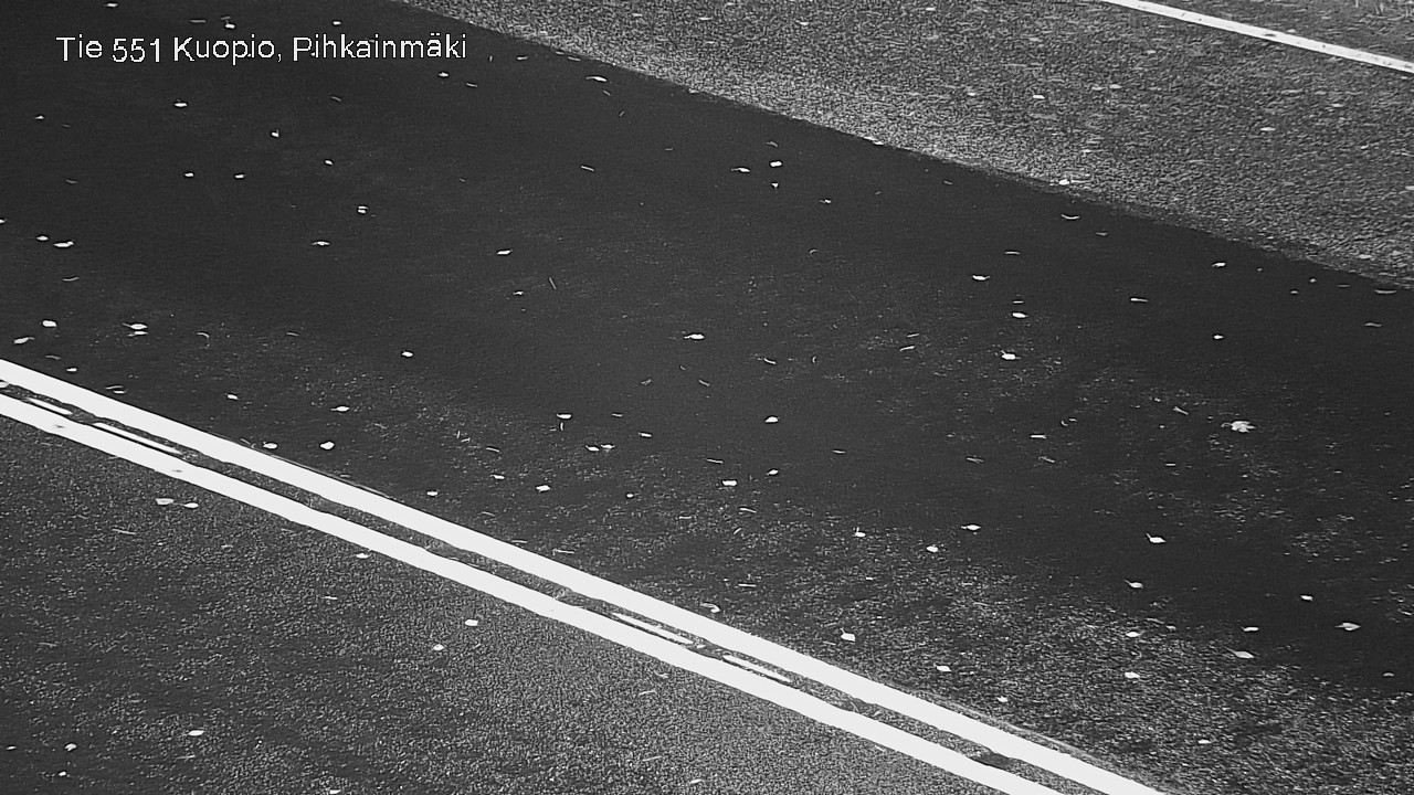 Weather Camera Image Road 551 Kuopio, Pihkainmäki, Kuopio, Pohjois-Savo