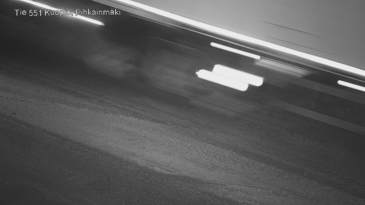Weather Camera Image Road 551 Kuopio, Pihkainmäki, Kuopio, Pohjois-Savo