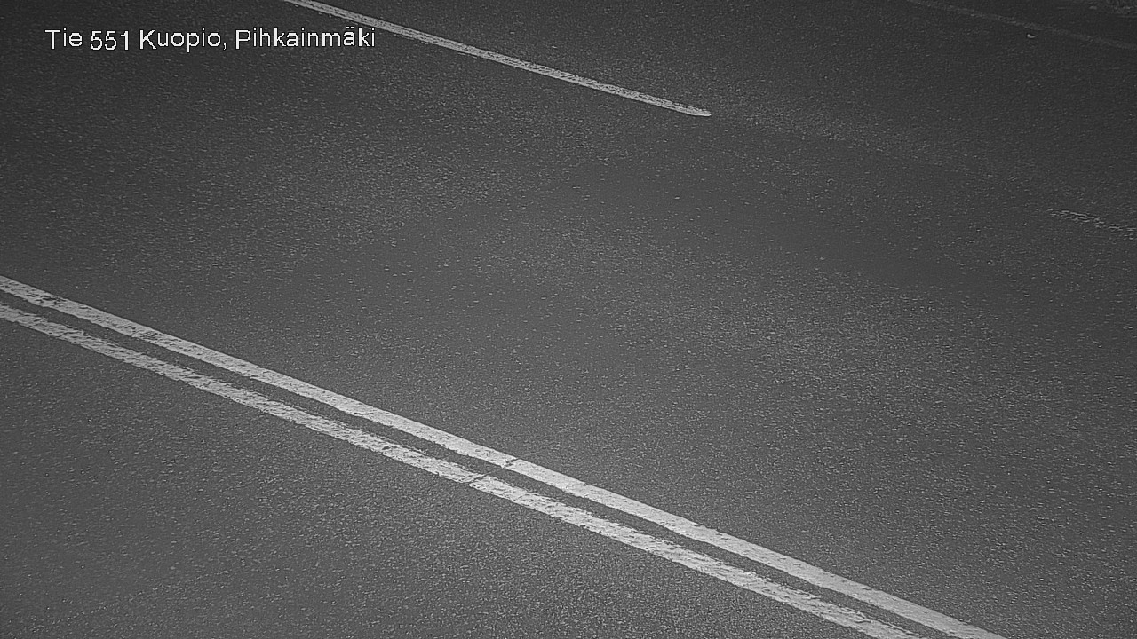 Weather Camera Image Road 551 Kuopio, Pihkainmäki, Kuopio, Pohjois-Savo