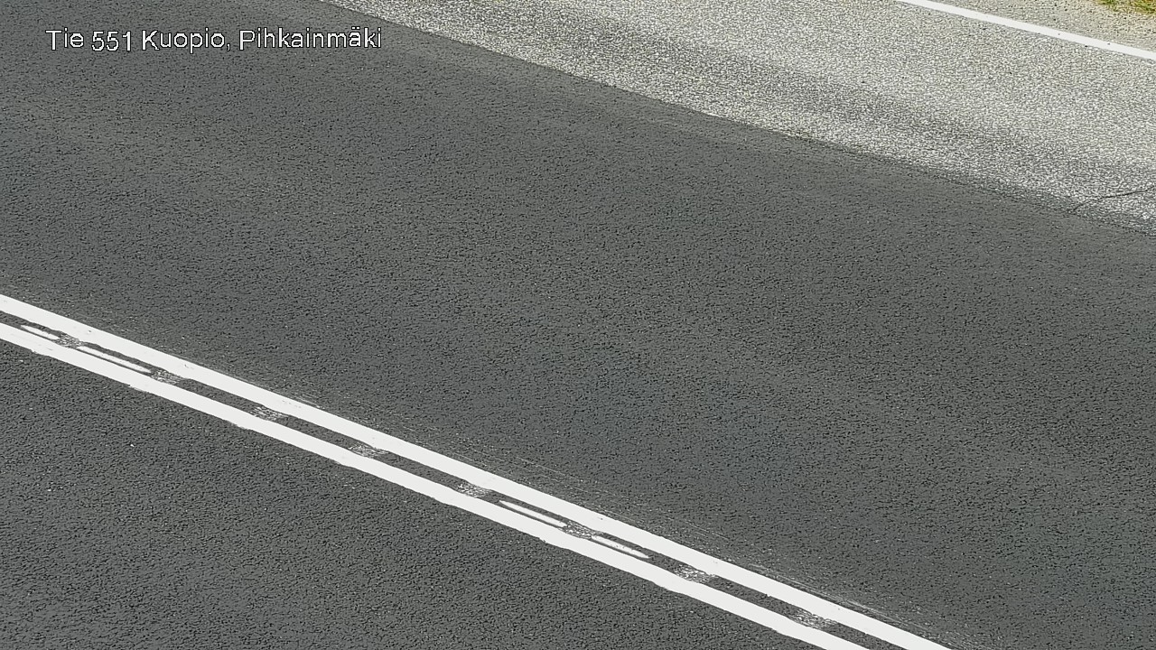 Weather Camera Image Väg 551 Kuopio, Pihkainmäki, Kuopio, Pohjois-Savo
