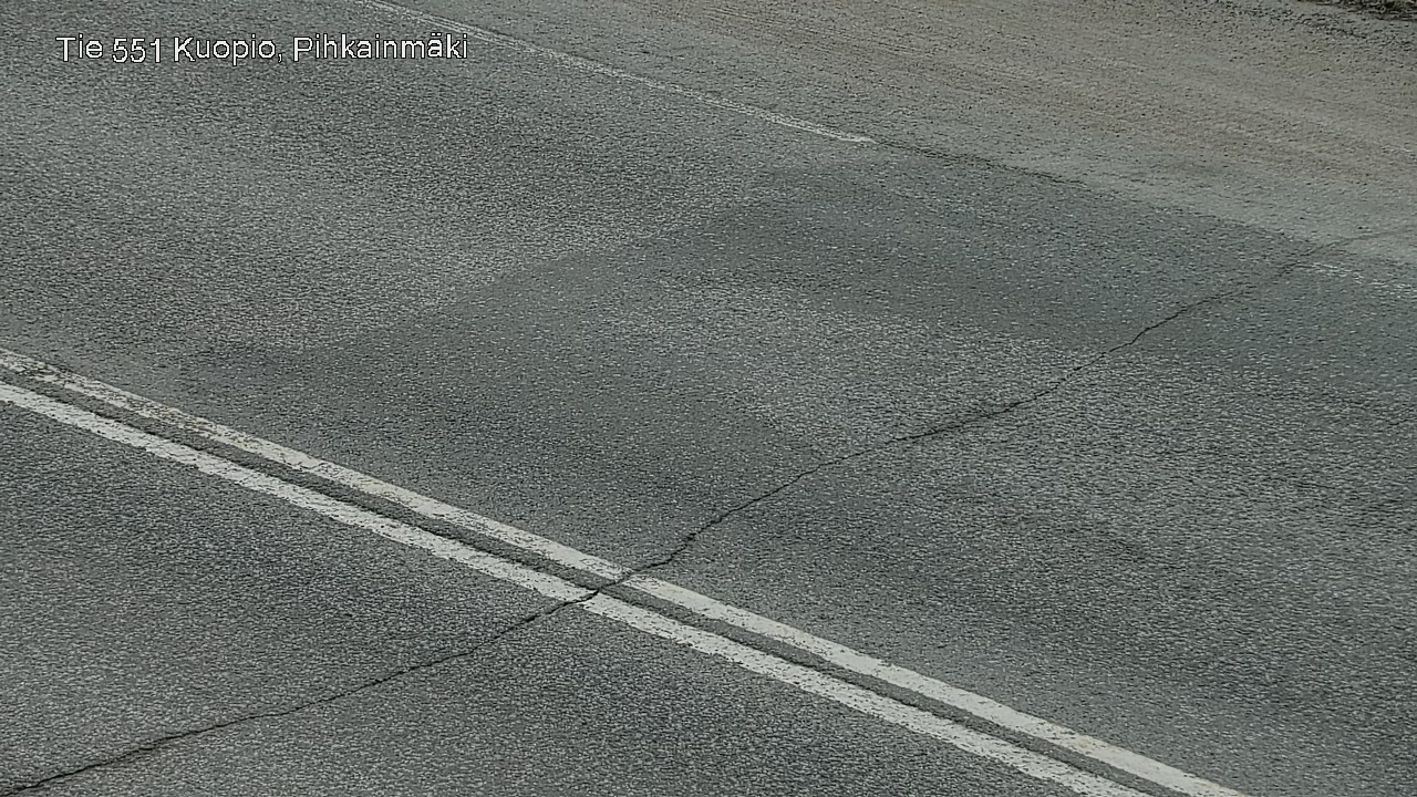 Weather Camera Image Road 551 Kuopio, Pihkainmäki, Kuopio, Pohjois-Savo