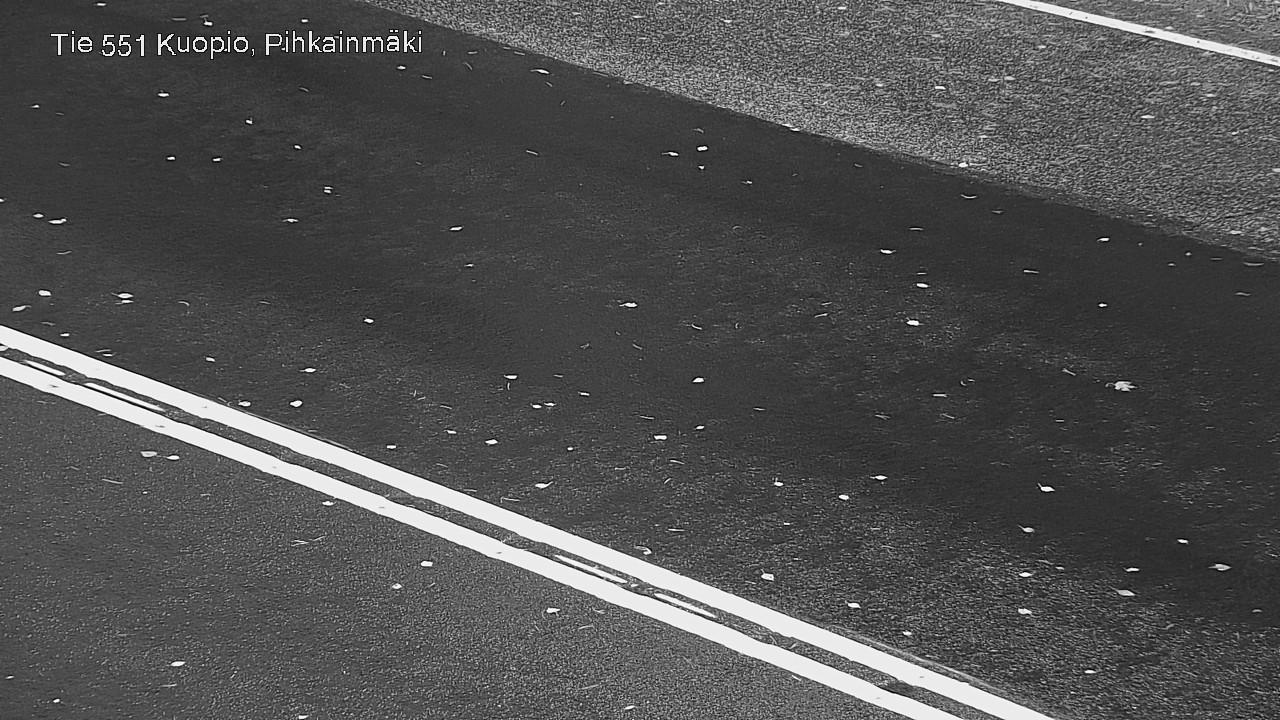 Weather Camera Image Road 551 Kuopio, Pihkainmäki, Kuopio, Pohjois-Savo