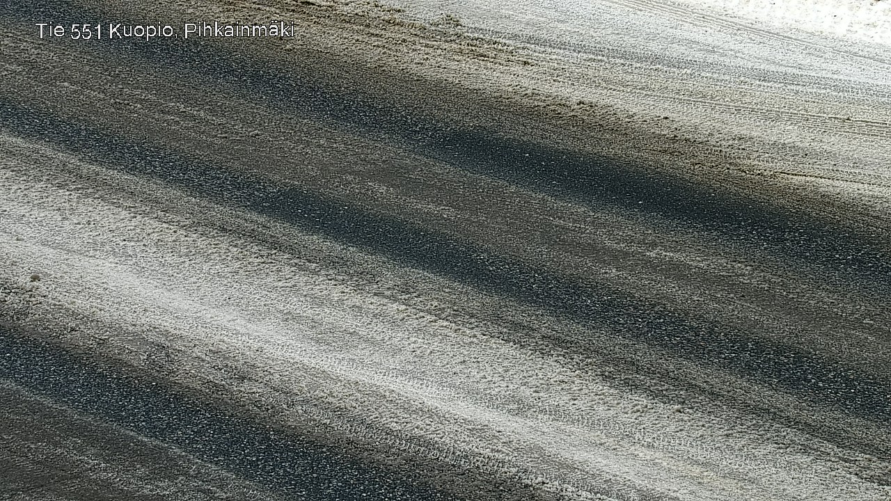 Weather Camera Image Road 551 Kuopio, Pihkainmäki, Kuopio, Pohjois-Savo