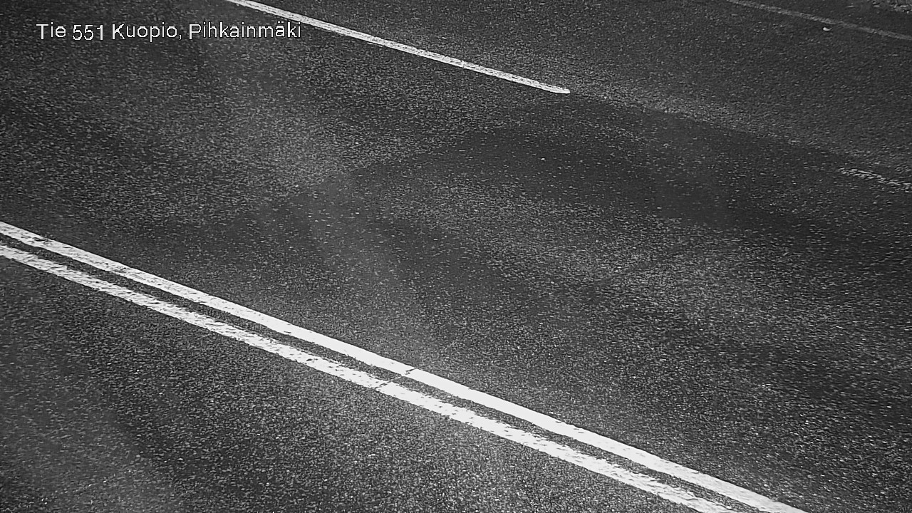 Weather Camera Image Väg 551 Kuopio, Pihkainmäki, Kuopio, Pohjois-Savo