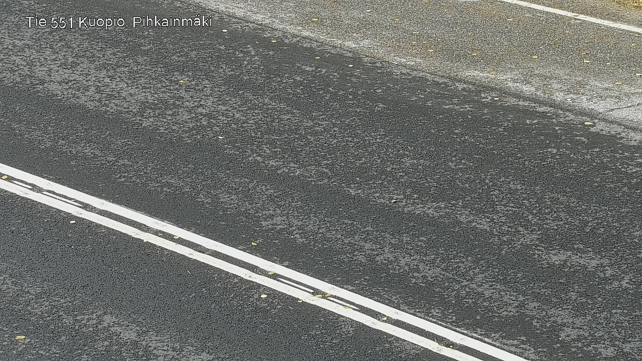 Weather Camera Image Road 551 Kuopio, Pihkainmäki, Kuopio, Pohjois-Savo