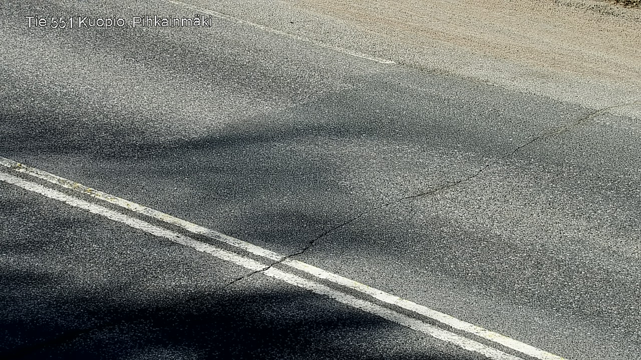Weather Camera Image Road 551 Kuopio, Pihkainmäki, Kuopio, Pohjois-Savo