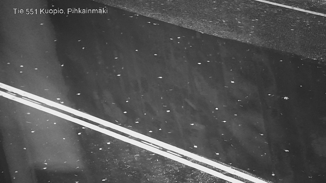 Weather Camera Image Road 551 Kuopio, Pihkainmäki, Kuopio, Pohjois-Savo