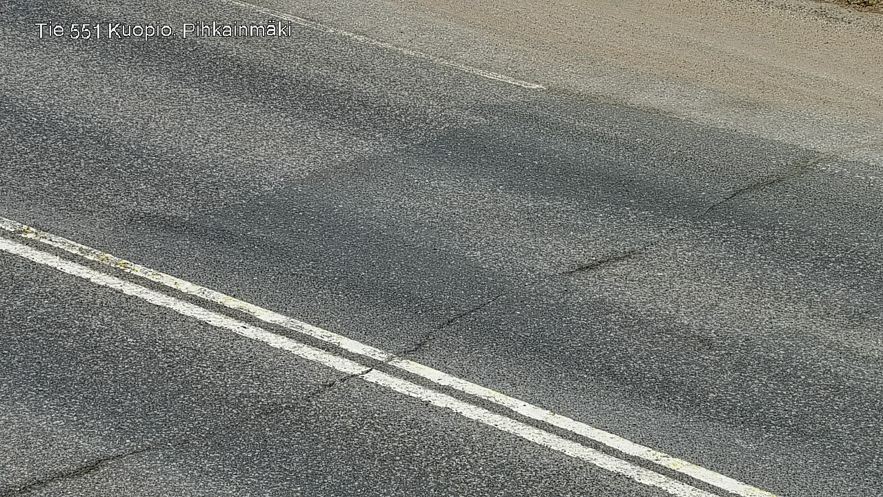 Weather Camera Image Road 551 Kuopio, Pihkainmäki, Kuopio, Pohjois-Savo
