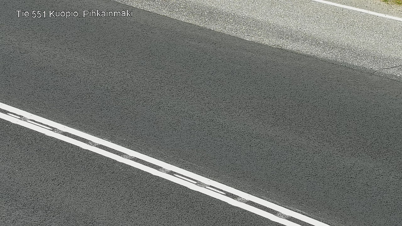 Weather Camera Image Väg 551 Kuopio, Pihkainmäki, Kuopio, Pohjois-Savo