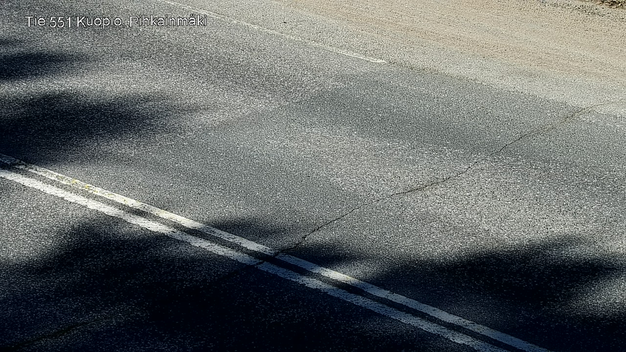 Weather Camera Image Road 551 Kuopio, Pihkainmäki, Kuopio, Pohjois-Savo