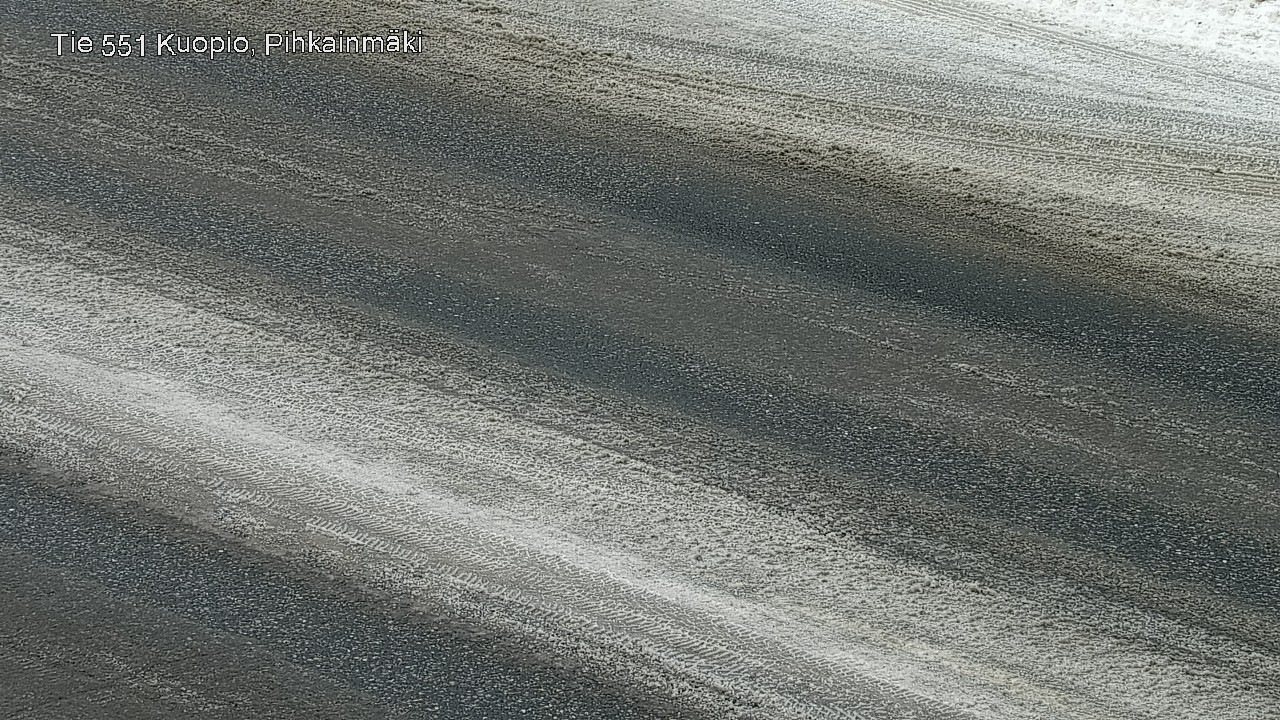 Weather Camera Image Road 551 Kuopio, Pihkainmäki, Kuopio, Pohjois-Savo