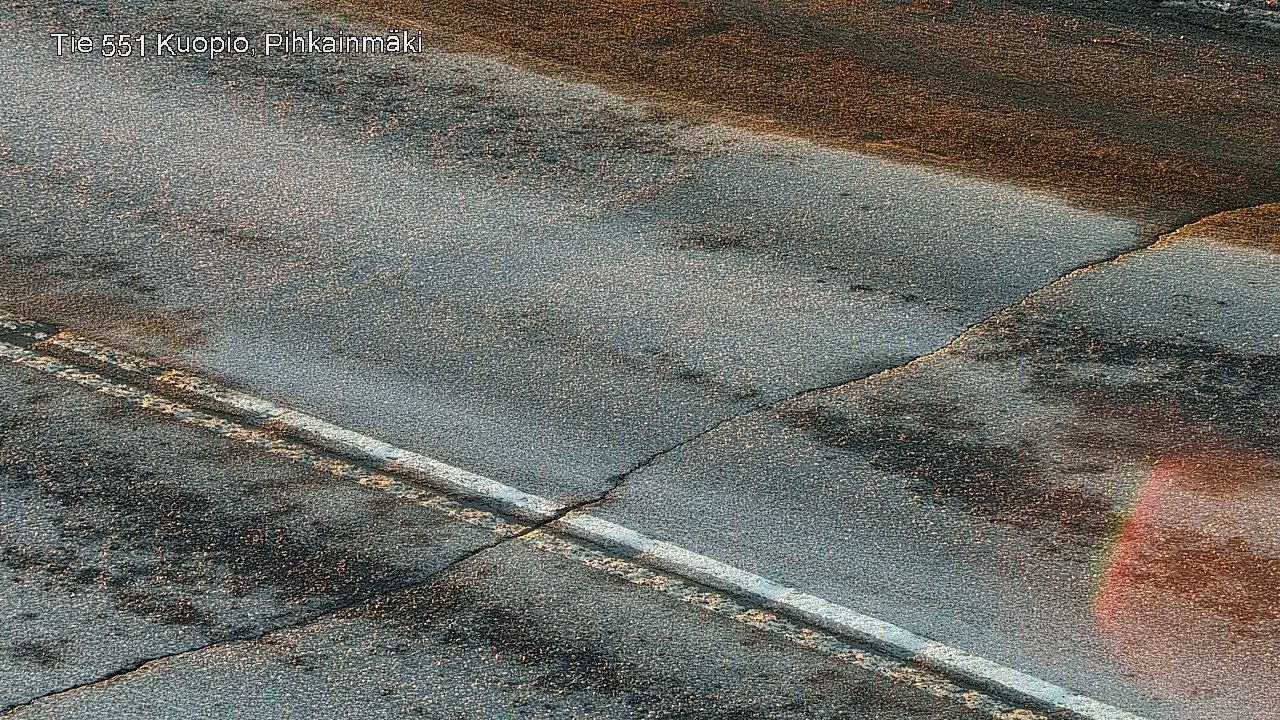 Weather Camera Image Road 551 Kuopio, Pihkainmäki, Kuopio, Pohjois-Savo