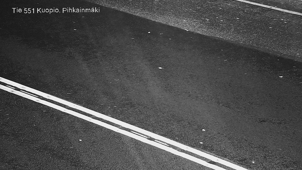 Weather Camera Image Road 551 Kuopio, Pihkainmäki, Kuopio, Pohjois-Savo