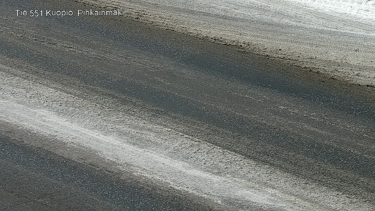Weather Camera Image Road 551 Kuopio, Pihkainmäki, Kuopio, Pohjois-Savo