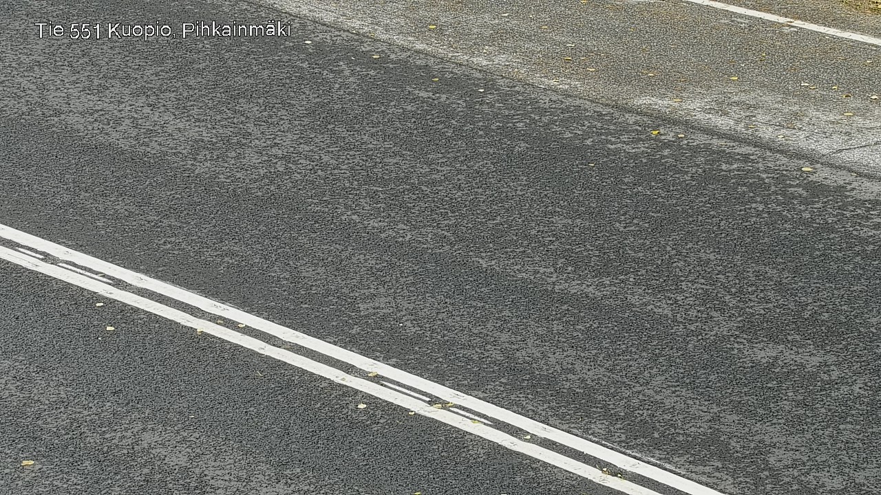 Weather Camera Image Road 551 Kuopio, Pihkainmäki, Kuopio, Pohjois-Savo