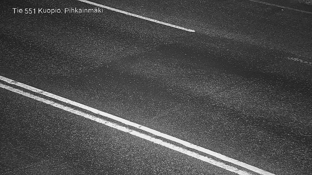 Weather Camera Image Road 551 Kuopio, Pihkainmäki, Kuopio, Pohjois-Savo