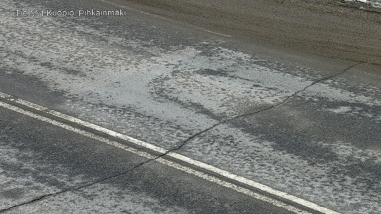 Weather Camera Image Road 551 Kuopio, Pihkainmäki, Kuopio, Pohjois-Savo