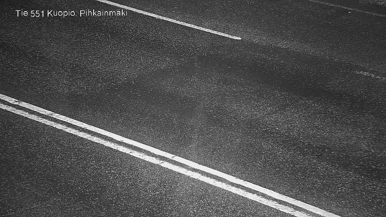 Weather Camera Image Road 551 Kuopio, Pihkainmäki, Kuopio, Pohjois-Savo