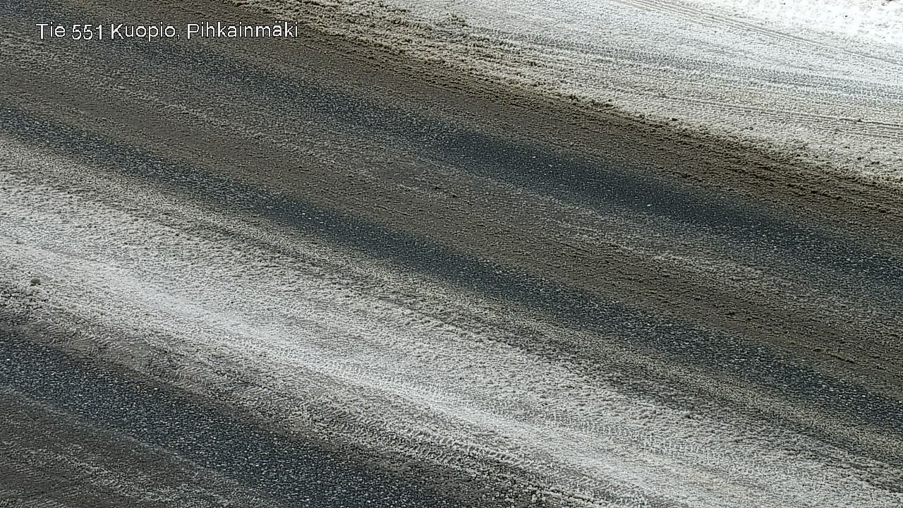 Weather Camera Image Road 551 Kuopio, Pihkainmäki, Kuopio, Pohjois-Savo