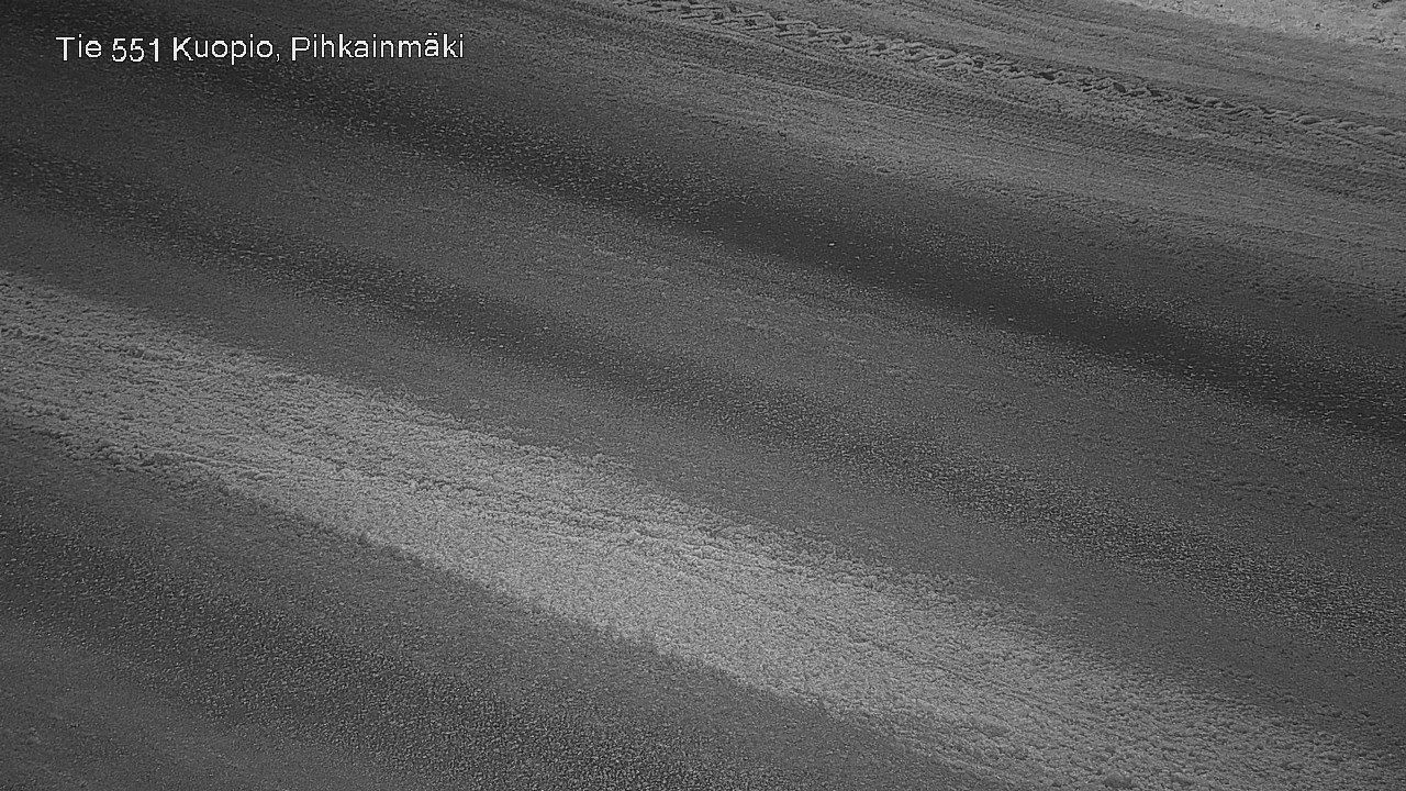 Weather Camera Image Road 551 Kuopio, Pihkainmäki, Kuopio, Pohjois-Savo