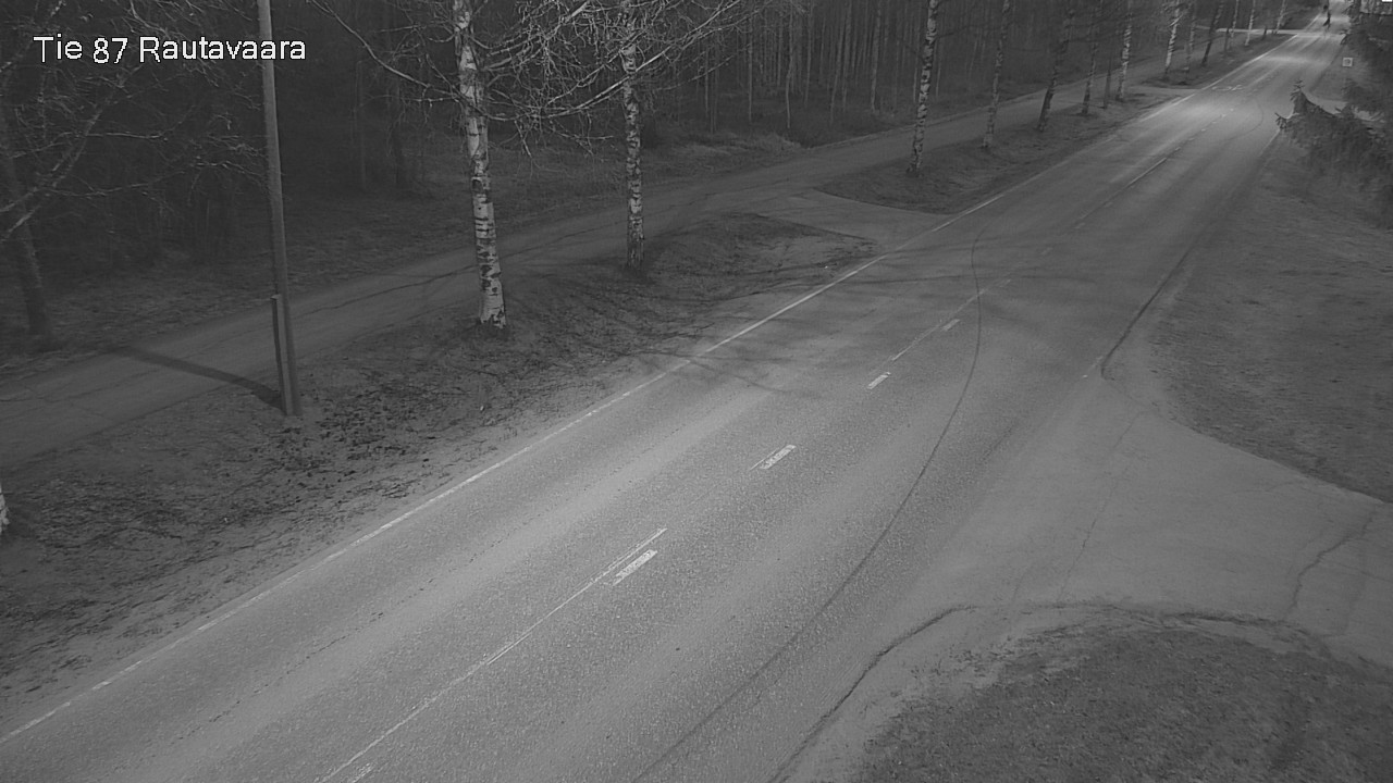 Weather Camera Image Väg 87 Rautavaara, Rautavaara, Pohjois-Savo