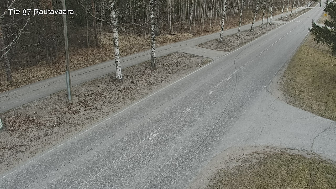 Weather Camera Image Väg 87 Rautavaara, Rautavaara, Pohjois-Savo