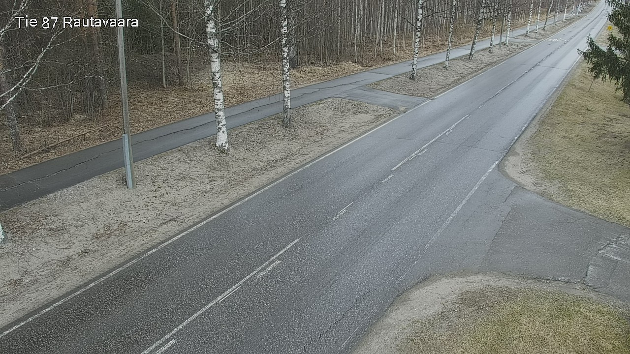 Weather Camera Image Road 87 Rautavaara, Rautavaara, Pohjois-Savo