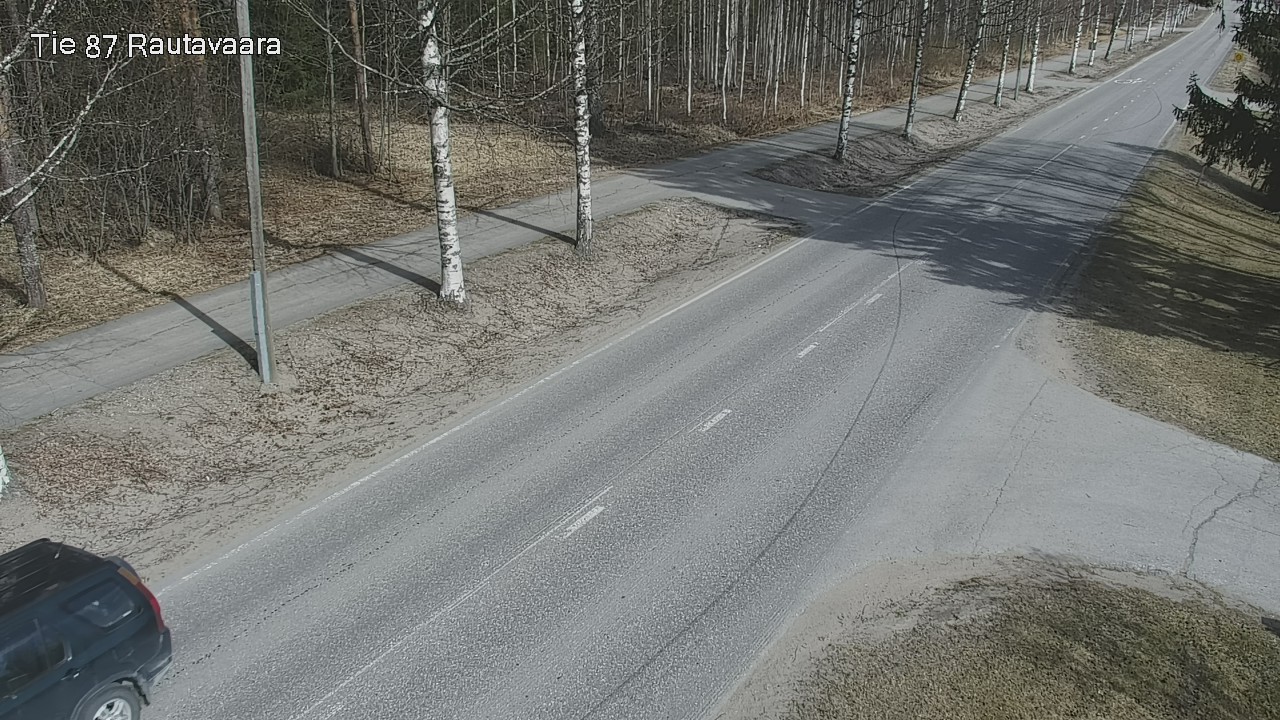 Weather Camera Image Väg 87 Rautavaara, Rautavaara, Pohjois-Savo