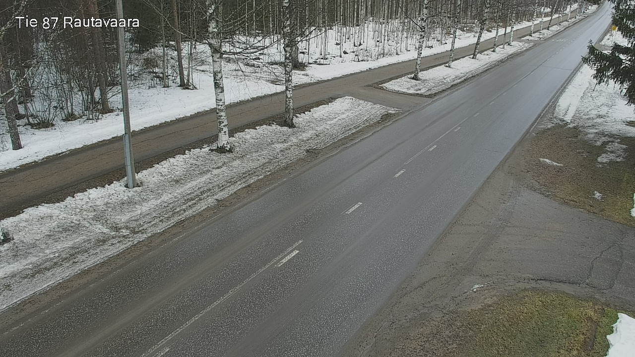 Weather Camera Image Road 87 Rautavaara, Rautavaara, Pohjois-Savo