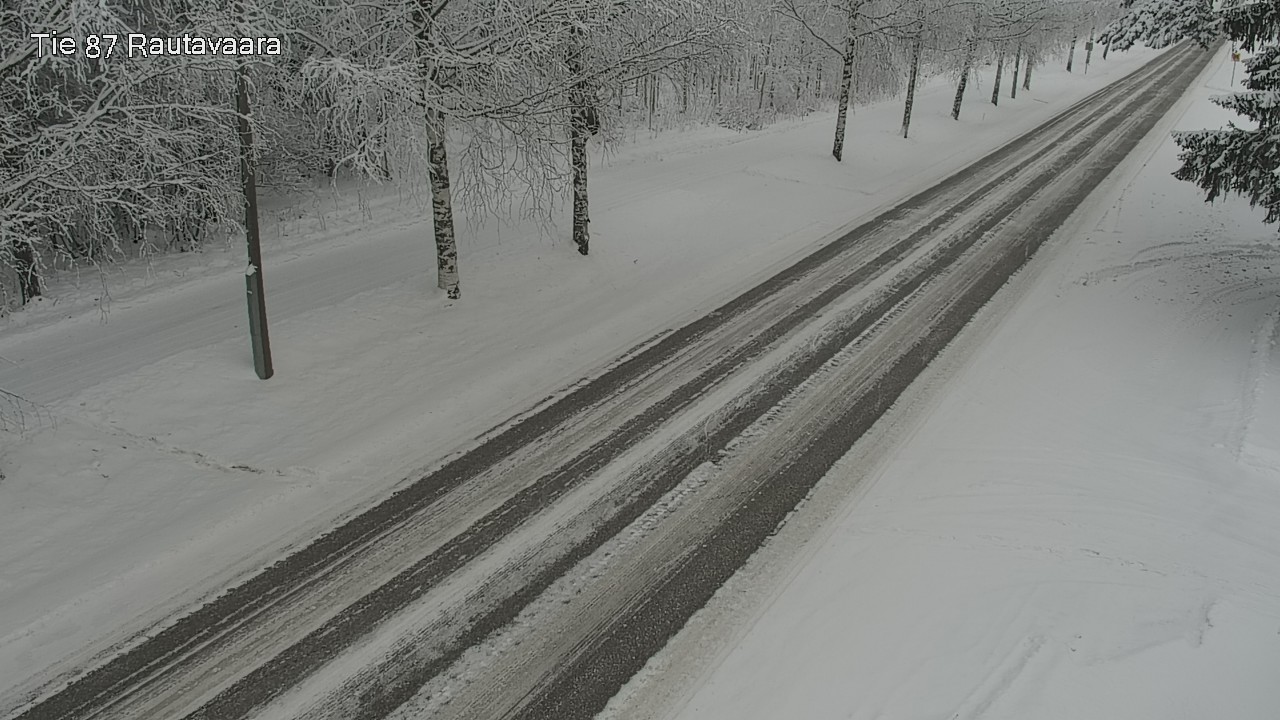 Weather Camera Image Road 87 Rautavaara, Rautavaara, Pohjois-Savo