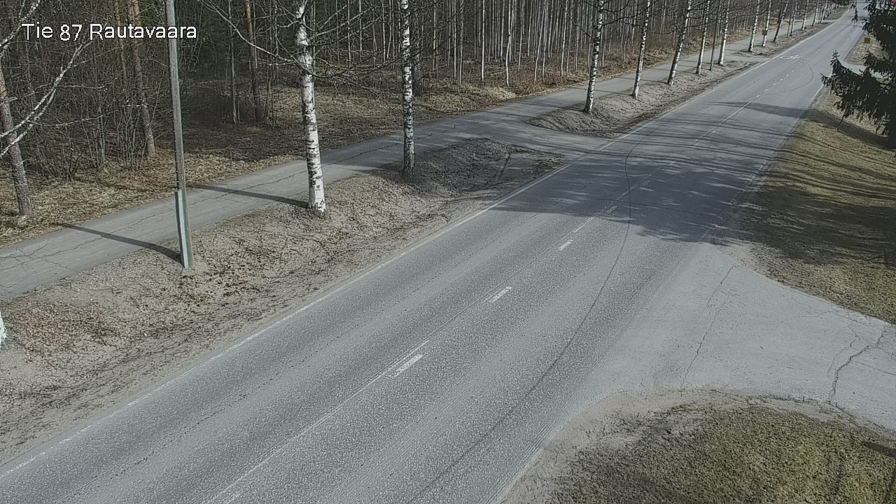 Weather Camera Image Väg 87 Rautavaara, Rautavaara, Pohjois-Savo