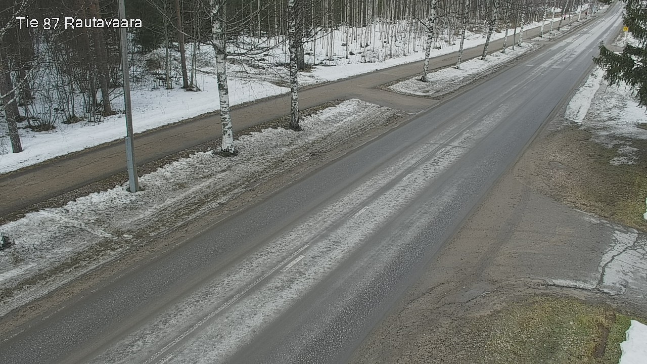 Weather Camera Image Väg 87 Rautavaara, Rautavaara, Pohjois-Savo
