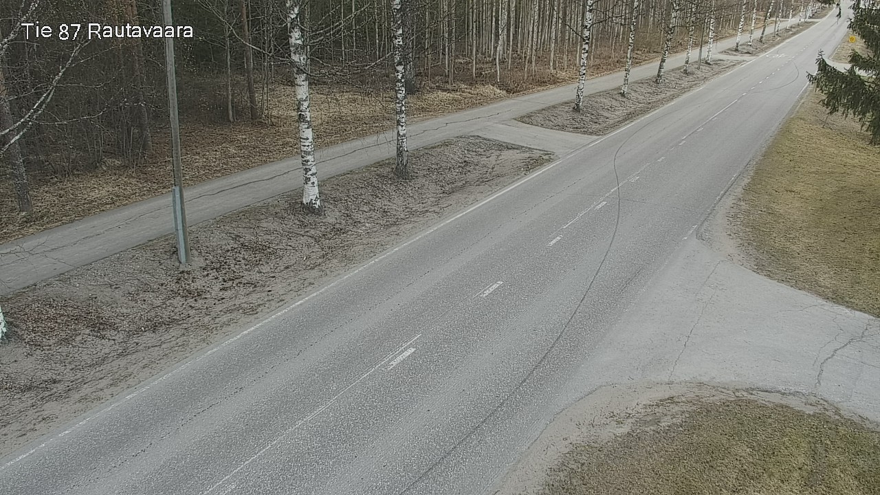 Weather Camera Image Väg 87 Rautavaara, Rautavaara, Pohjois-Savo