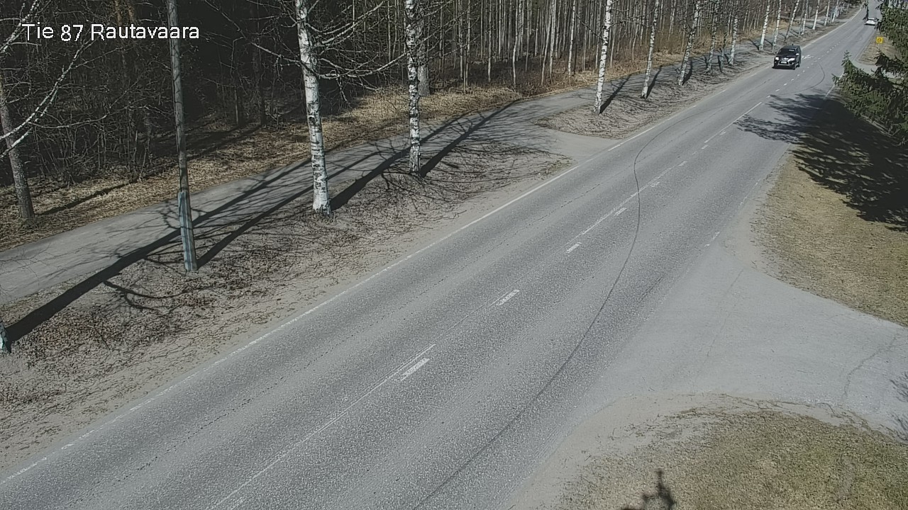 Weather Camera Image Väg 87 Rautavaara, Rautavaara, Pohjois-Savo