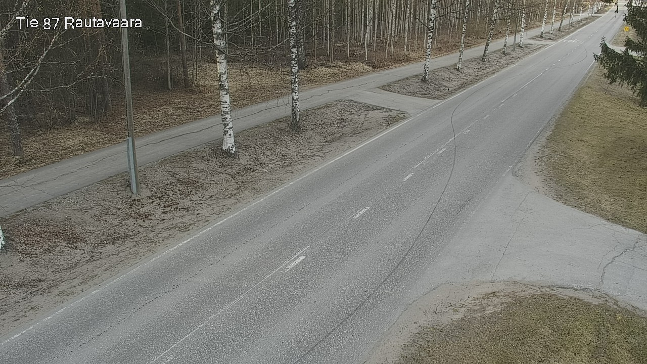 Weather Camera Image Väg 87 Rautavaara, Rautavaara, Pohjois-Savo