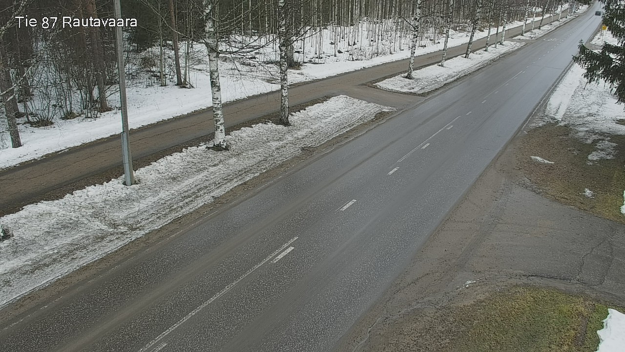 Weather Camera Image Road 87 Rautavaara, Rautavaara, Pohjois-Savo