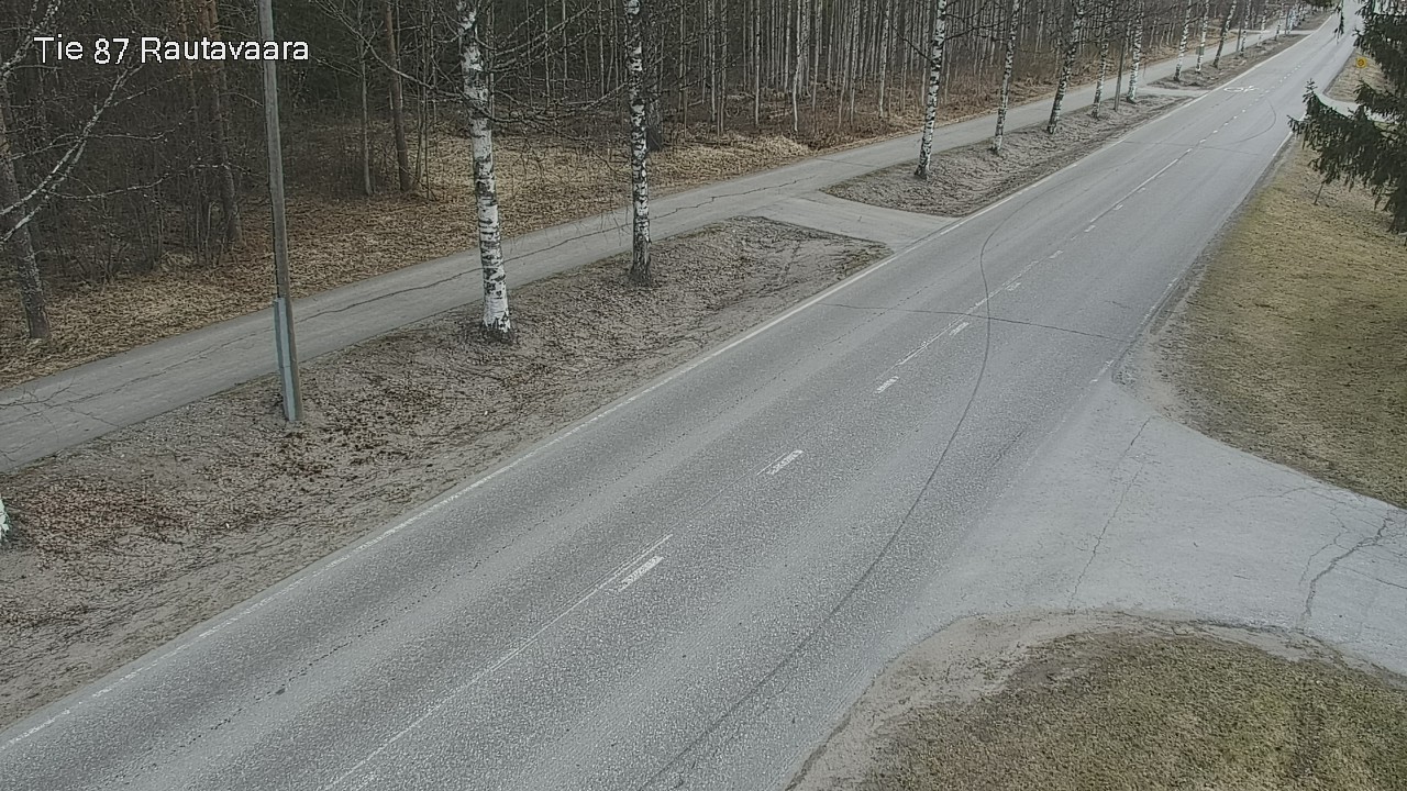 Weather Camera Image Väg 87 Rautavaara, Rautavaara, Pohjois-Savo