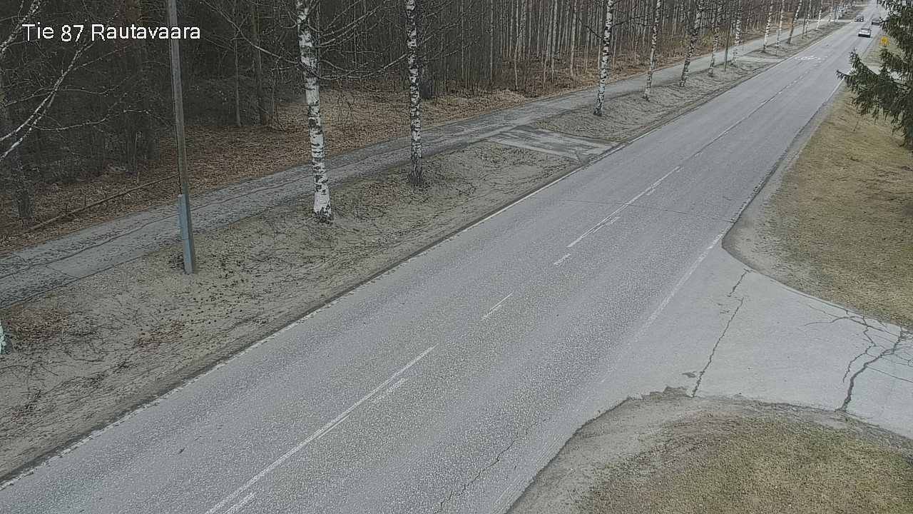 Weather Camera Image Väg 87 Rautavaara, Rautavaara, Pohjois-Savo