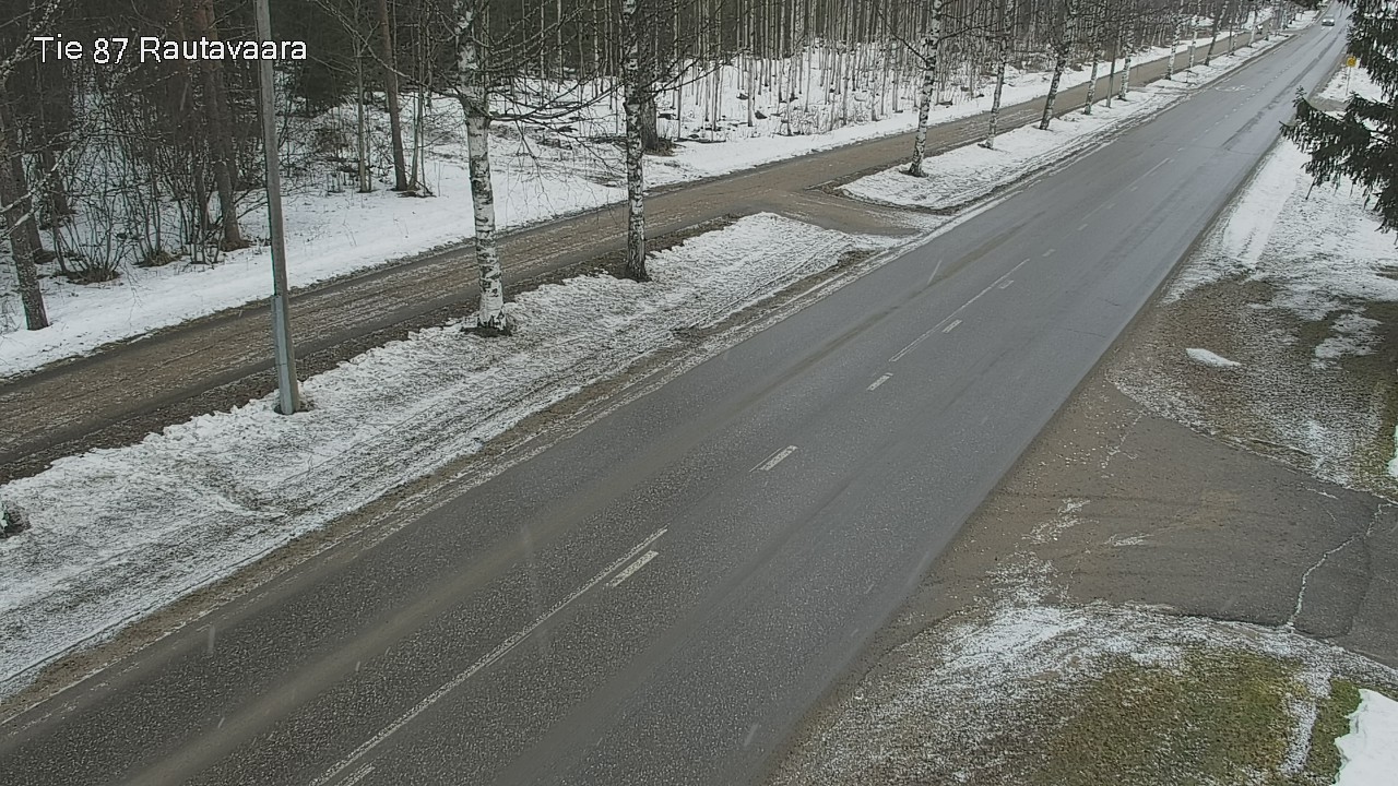 Weather Camera Image Road 87 Rautavaara, Rautavaara, Pohjois-Savo