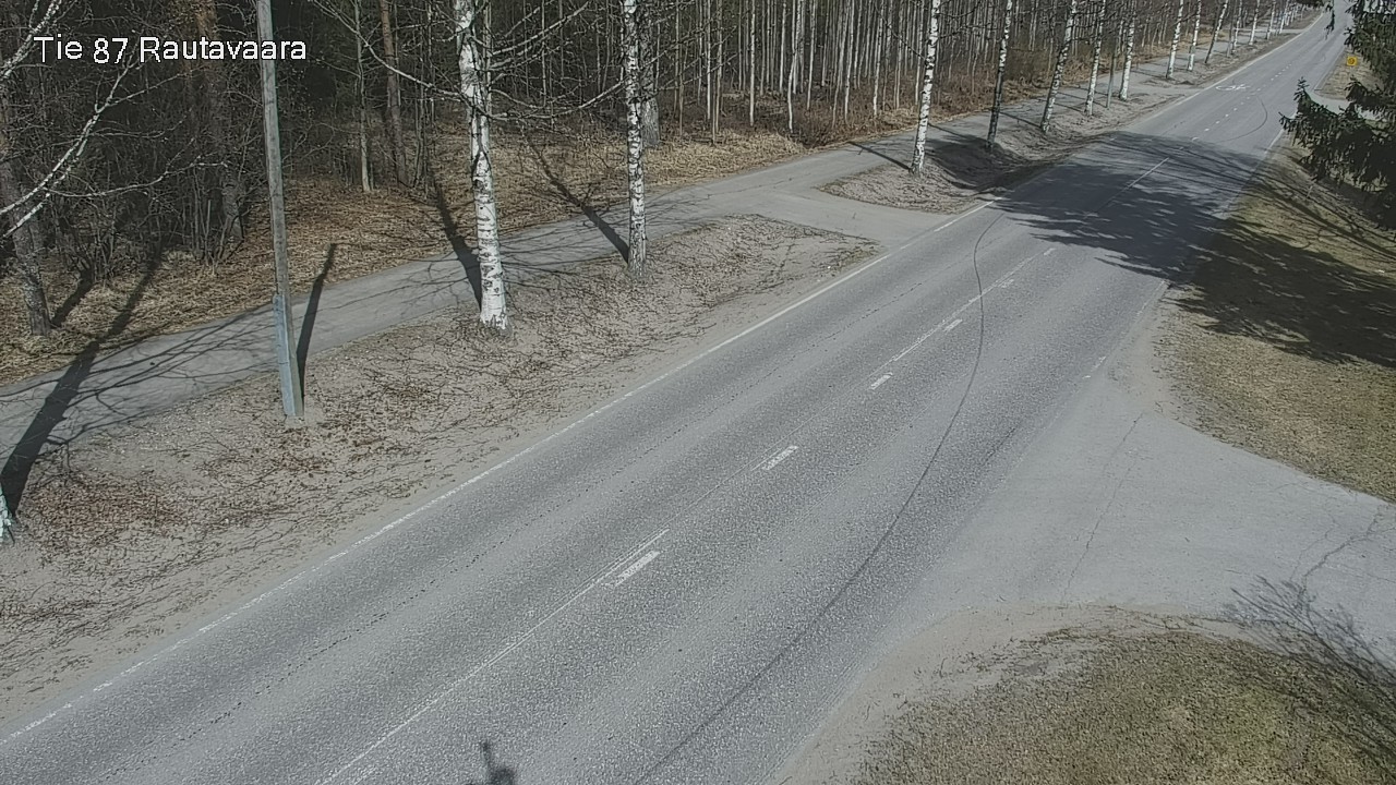 Weather Camera Image Väg 87 Rautavaara, Rautavaara, Pohjois-Savo