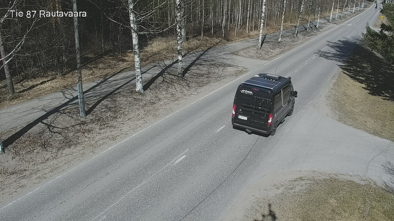 Weather Camera Image Väg 87 Rautavaara, Rautavaara, Pohjois-Savo