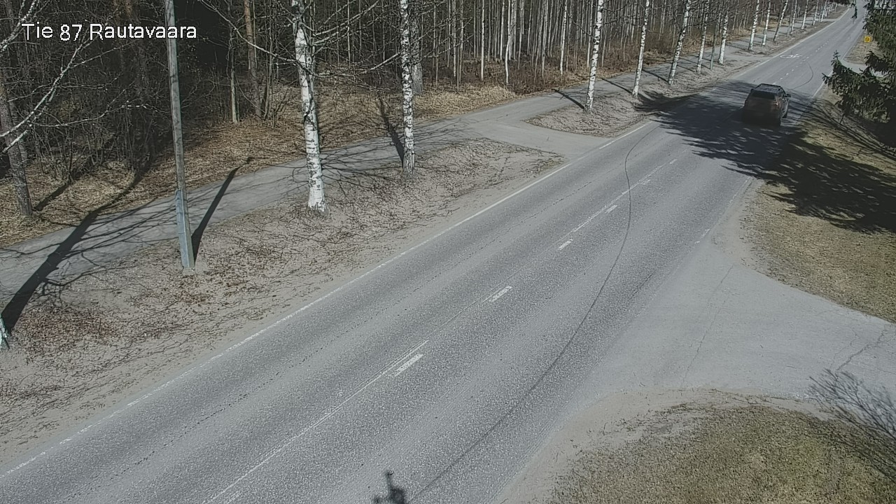Weather Camera Image Väg 87 Rautavaara, Rautavaara, Pohjois-Savo