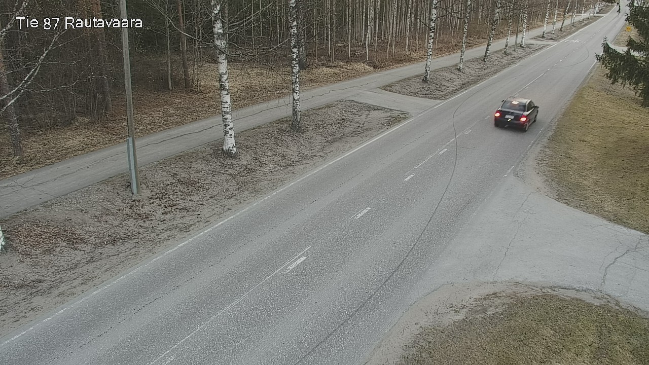 Weather Camera Image Väg 87 Rautavaara, Rautavaara, Pohjois-Savo