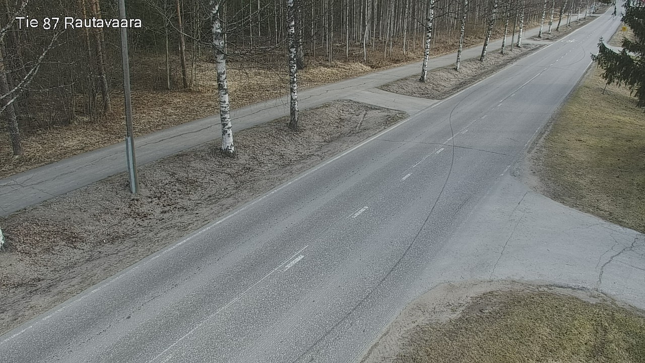 Weather Camera Image Väg 87 Rautavaara, Rautavaara, Pohjois-Savo