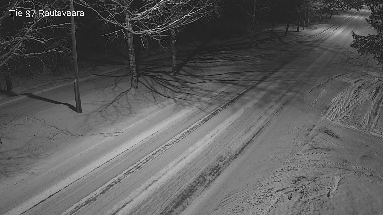 Weather Camera Image Väg 87 Rautavaara, Rautavaara, Pohjois-Savo